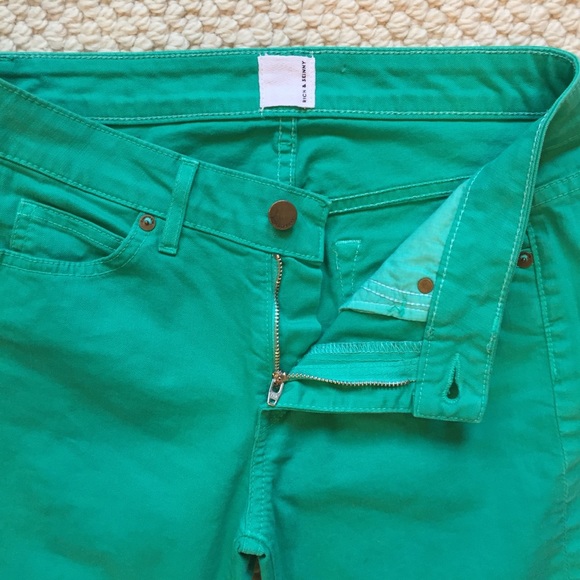 2/$10! Rich & Skinny mid-rise green jeans - Picture 4 of 10